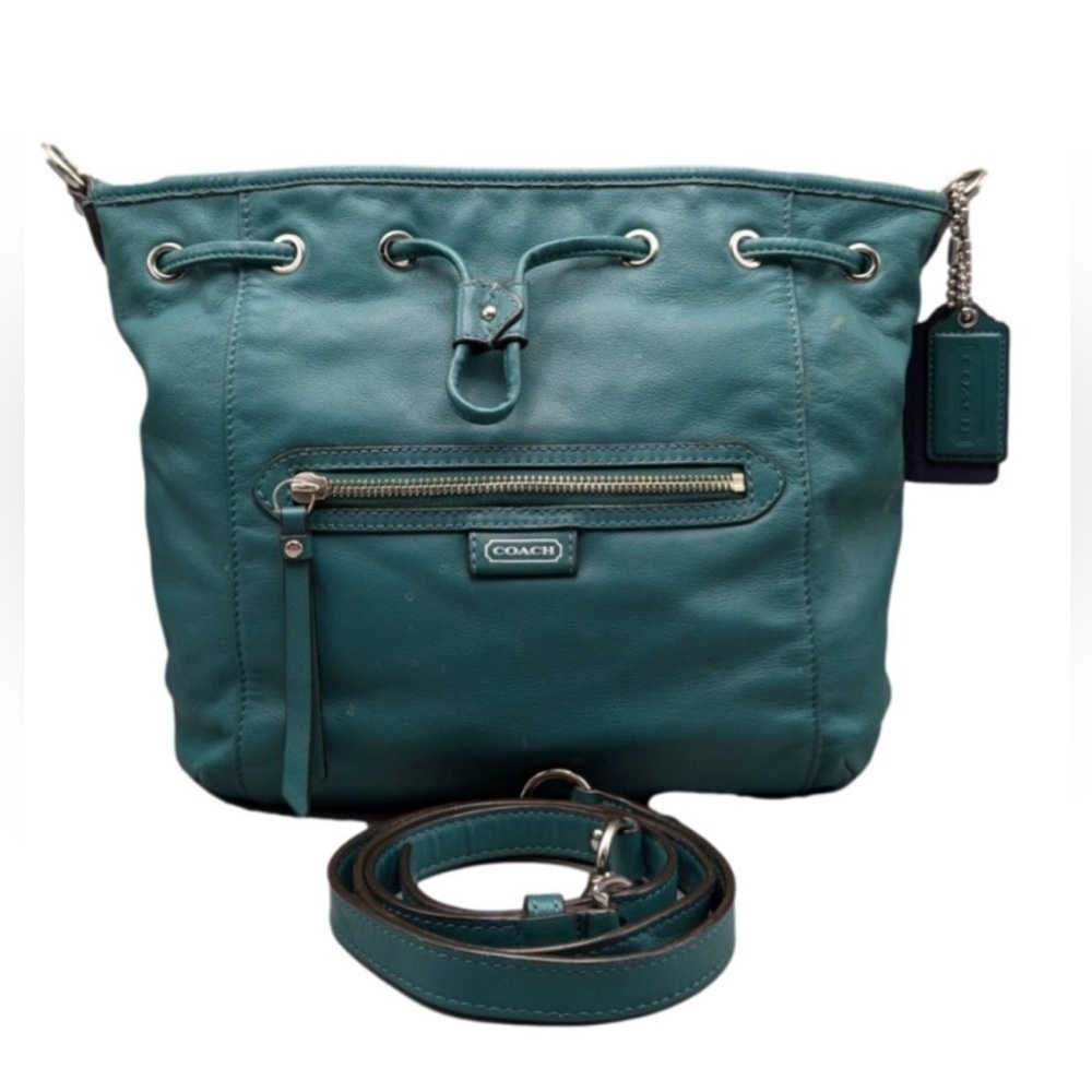 Coach Daisy Leather Drawstring Convertible Shoulder Bag*Read Description*